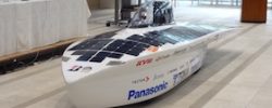 We supported a solar car team (Tokai Challenger)